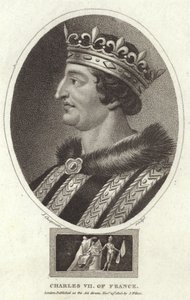 Carlo VII di Francia da English School