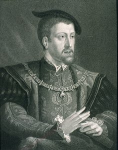 Carlo V (1500-58) Imperatore del Sacro Romano Impero e Re di Spagna, da 