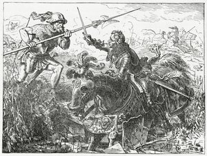 Carlo il Temerario, duca di Borgogna, alla battaglia di Nancy, 5 gennaio 1477, 1882
