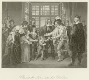 Carlo I con i suoi figli