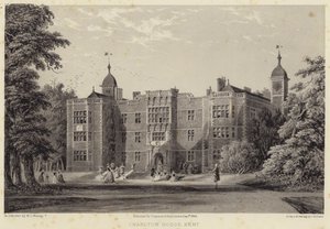 Charlton House, Kent (incisione) da English School