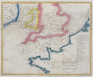 Carta del Canale della Manica da English School