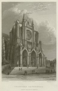 Cattedrale di Chartres, Vista del Transetto Sud da English School
