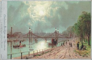 Ponte di Chelsea sul fiume Tamigi