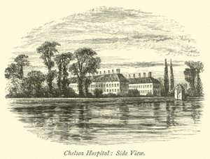 Ospedale di Chelsea, vista laterale