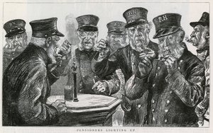 Pensionati di Chelsea che accendono le luci da English School