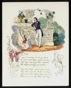 Cherubino che consegna una lettera d