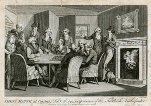 Partita di scacchi a Parsloes, 23 febbraio 1794, alla presenza dell