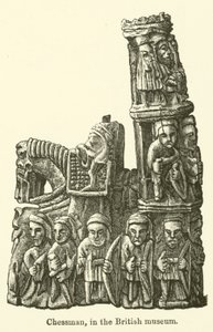 Pezzo degli scacchi, nel British Museum da English School