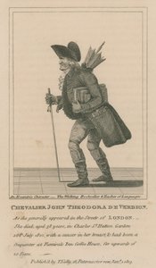 Cavaliere John Theodora De Verdion, il libraio ambulante e insegnante di lingue da English School