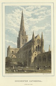 Cattedrale di Chichester, vista sud-est da English School