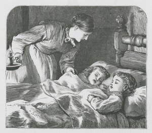 Bambini che dormono (incisione)