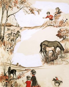 Bambini e pony da English School