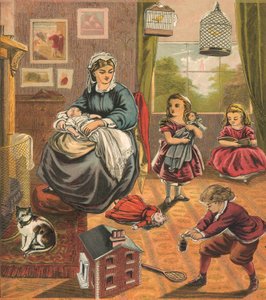Bambini con madre da English School