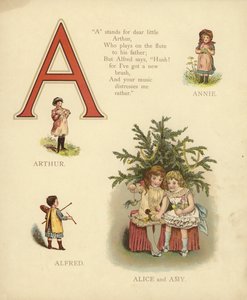 Nomi dei bambini: Annie, Arthur, Alfred, Alice, Amy
