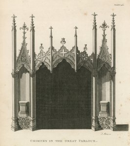 Camino nel Grande Salone, Strawberry Hill, Londra da English School