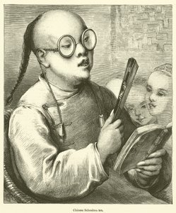 Maestro di scuola cinese (incisione) da English School