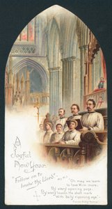 Coro che canta in chiesa da English School