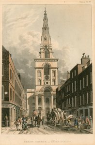 Chiesa di Cristo, Spitalfields, Londra da English School