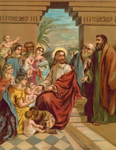 Cristo che benedice i Bambini da English School