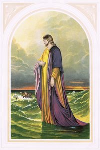 Cristo che cammina sul mare