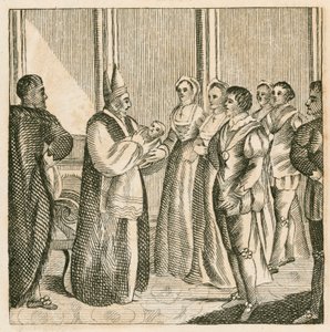 Battesimo della Principessa Elisabetta, figlia di Re Enrico VIII