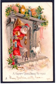 Cartolina di Natale, 1903 da English School