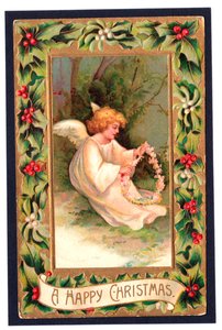 Cartolina di Natale, c.1907 da English School