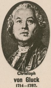 Christoph von Gluck (incisione) da English School