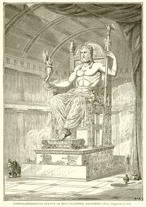 Statua crisoelefantina di Zeus Olimpio, restaurata