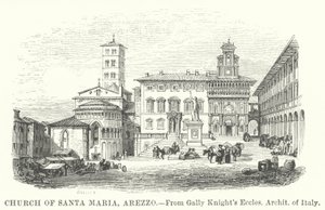 Chiesa di Santa Maria, Arezzo (incisione)