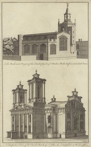 Chiesa di St Andrew Undershaft in Leadenhall Street e Chiesa di St John the Evangelist a Westminster, Londra
