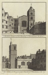 Chiesa di St Bartholomew the Great e Chiesa di St Bartholomew the Less, Londra da English School