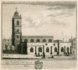 Chiesa di San Giles Without Cripplegate, Londra da English School