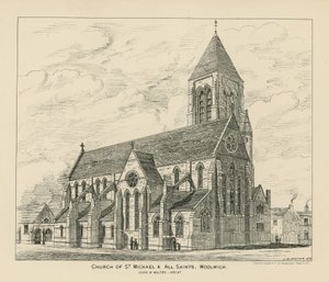 Chiesa di San Michele e Tutti i Santi a Woolwich da English School