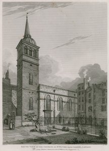 Chiesa di San Pietro su Cornhill, Londra da English School