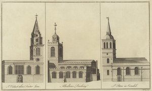 Chiese di San Vedast, Foster Lane, Allhallows, Barking e San Pietro in Cornhill, Londra