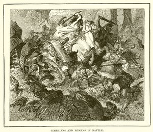 Cimbri e Romani in battaglia