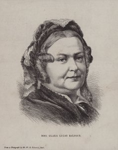 Clara Lucas Balfour, attivista inglese per la temperanza da English School