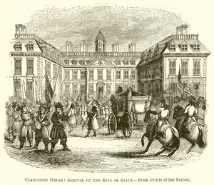 Clarendon House: Arrivo del Re in Stato
