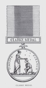 Medaglia Clarke (litografia) da English School