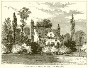 Casa di Claude Duval, nel 1825
