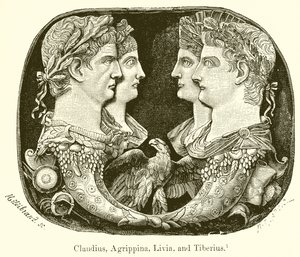 Claudio, Agrippina, Livia e Tiberio da English School