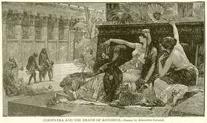 Cleopatra e la morte di Antonio