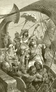 Cleopatra alla Battaglia di Azio