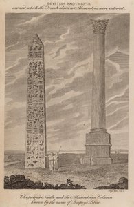 Ago di Cleopatra e la Colonna Alessandrina conosciuta come il Pilastro di Pompeo