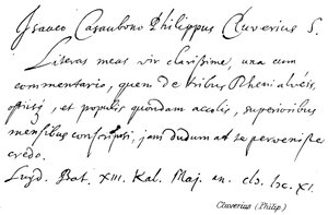 Cluverius (Philip)