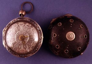 Orologio da carrozza con sveglia e ripetizione, di Cabrier di Londra, c.1775 da English School