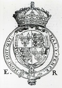 Stemma della regina Elisabetta I da English School