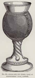 Coppa di noce di cocco (circa 1500) alla Ironmongers